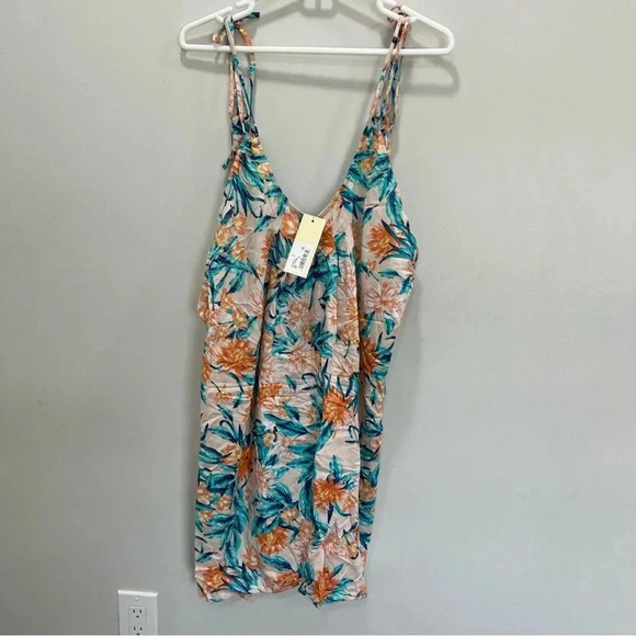 Tori Praver Swimwear Seafoam Cover Up Mini Dress size L - Picture 2 of 12